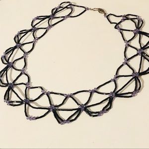 Artisan Beaded Collar Necklace